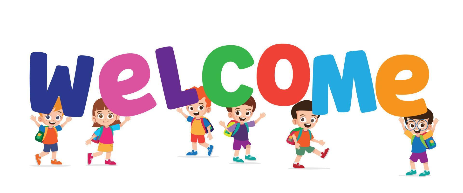 happy-group-of-kindergarten-kids-holding-a-welcome-text-illustration-free-vector.jpg